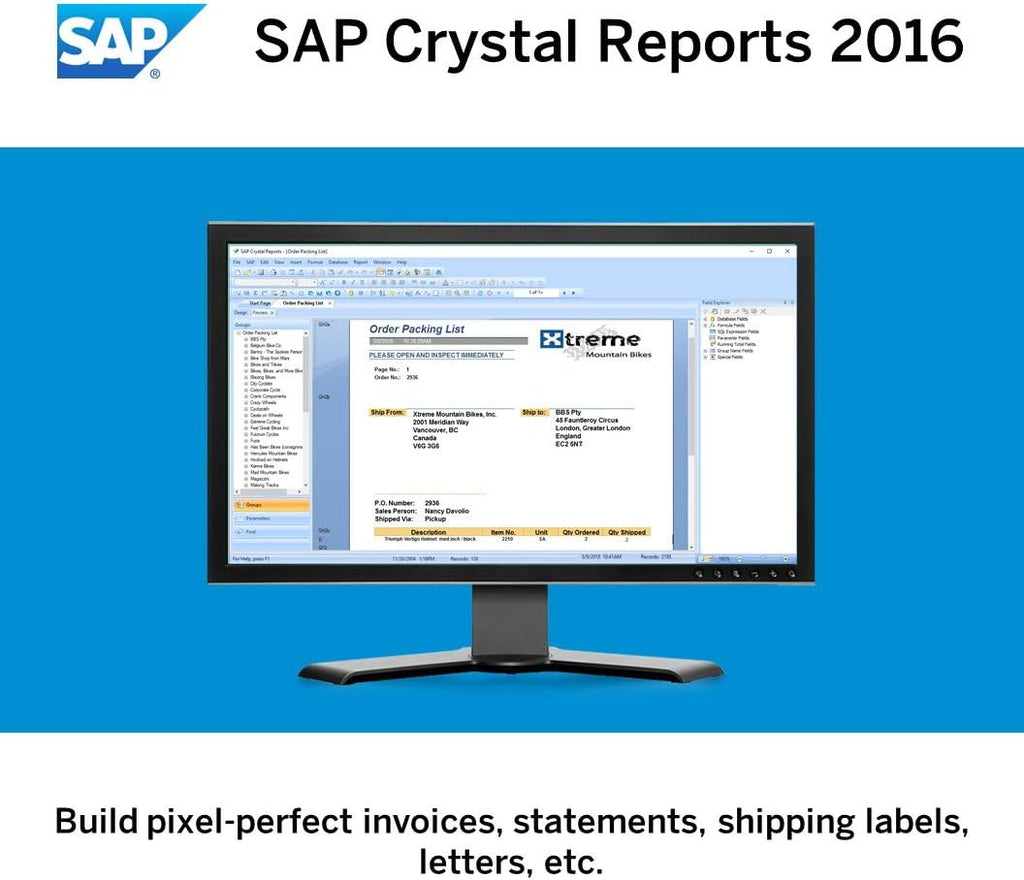 Crystal Reports 2016 Reporting software [32 Bit] L22594