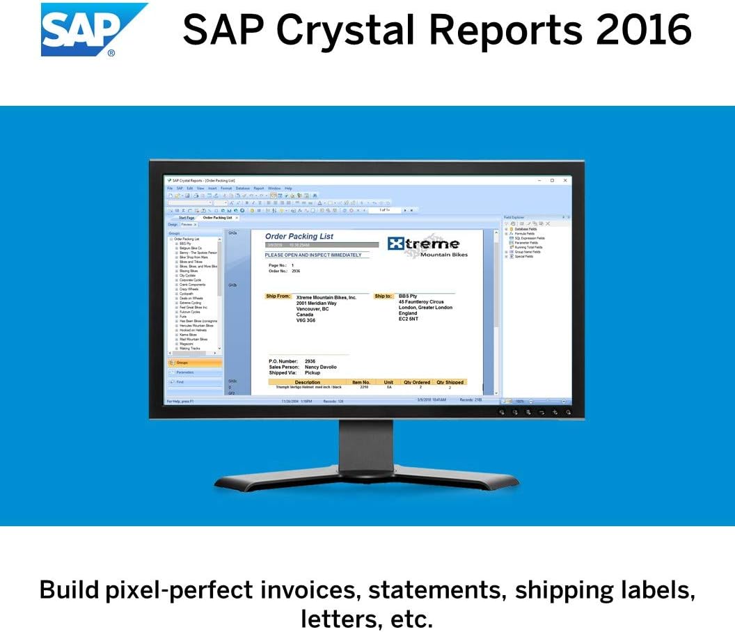 Crystal Reports 2016 Reporting software [32 Bit] L22594