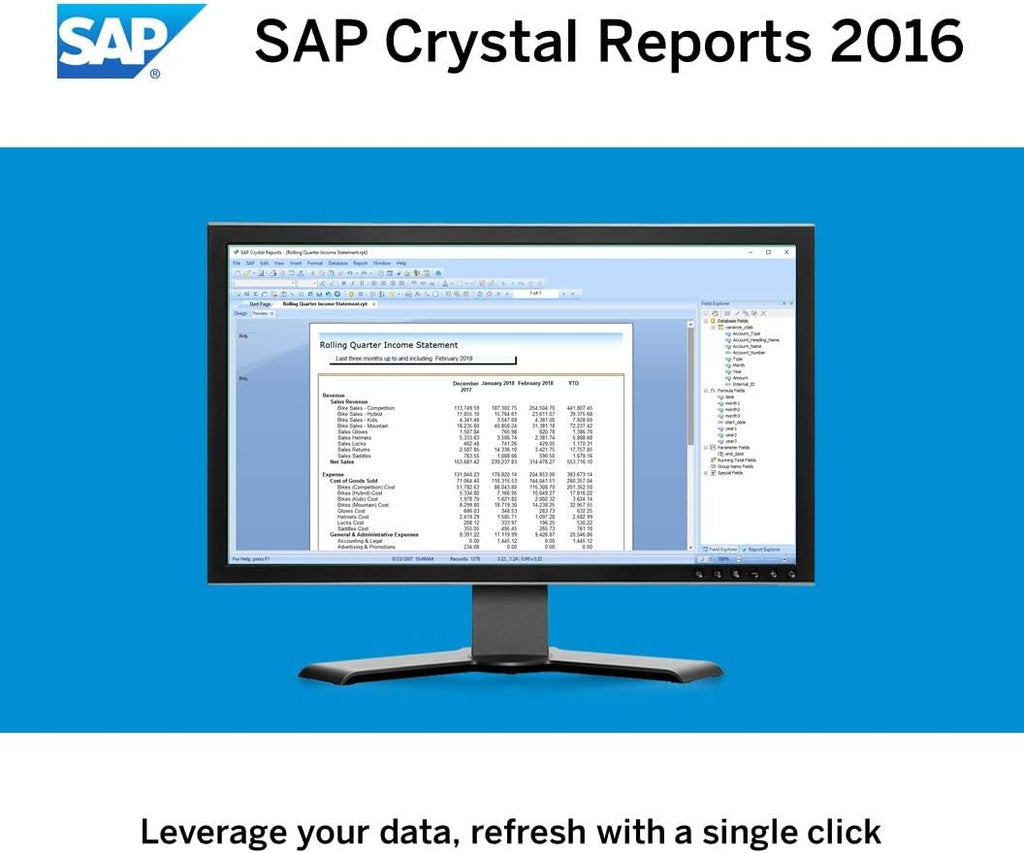 Crystal Reports 2016 Reporting software [32 Bit] L22594