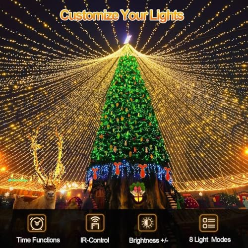 1000 LED Waterproof 8 Modes Fairy Lights P7684