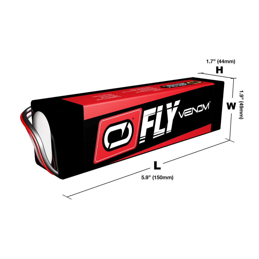5000mAh 6s 22.2V 50C LiPo Battery with UNI 2.0 Plug D3626