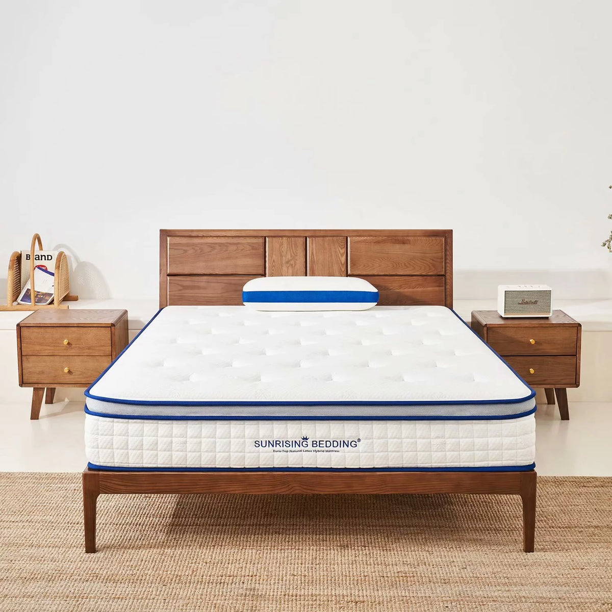 11 Natural Latex Hybrid California King Mattress B2174