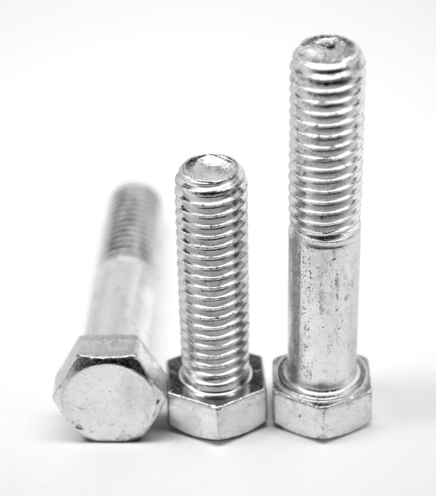 1/2x22-13 x 6 1/2x22 Coarse Thread Hex Bolt Low Carbon Steel Zinc Plated B962