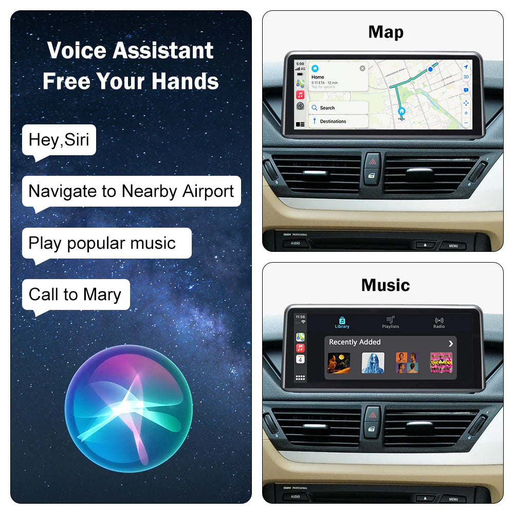 10.25 inch Touch Screen Car Stereo with Apple Carplay Android Auto GPS Navigation I256040