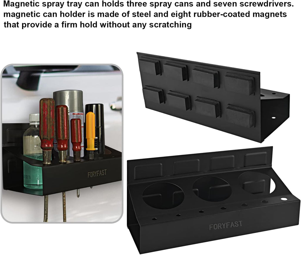 Magnetic Toolbox Tray Set, 4-piece, Pack of 2 O509414