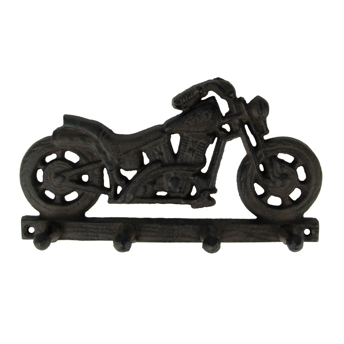 Metal Motorcycle Key Hook Keyring Holder Helmet Gear Hanger Wall Decor N695756