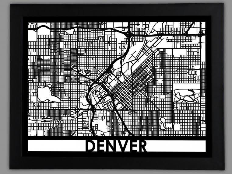 Laser Cut Maps K903