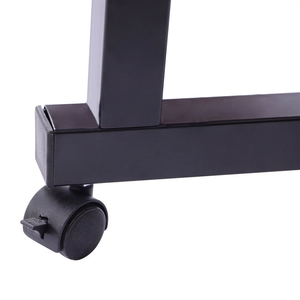 Rolling Computer Desk Corner Laptop Table E9692