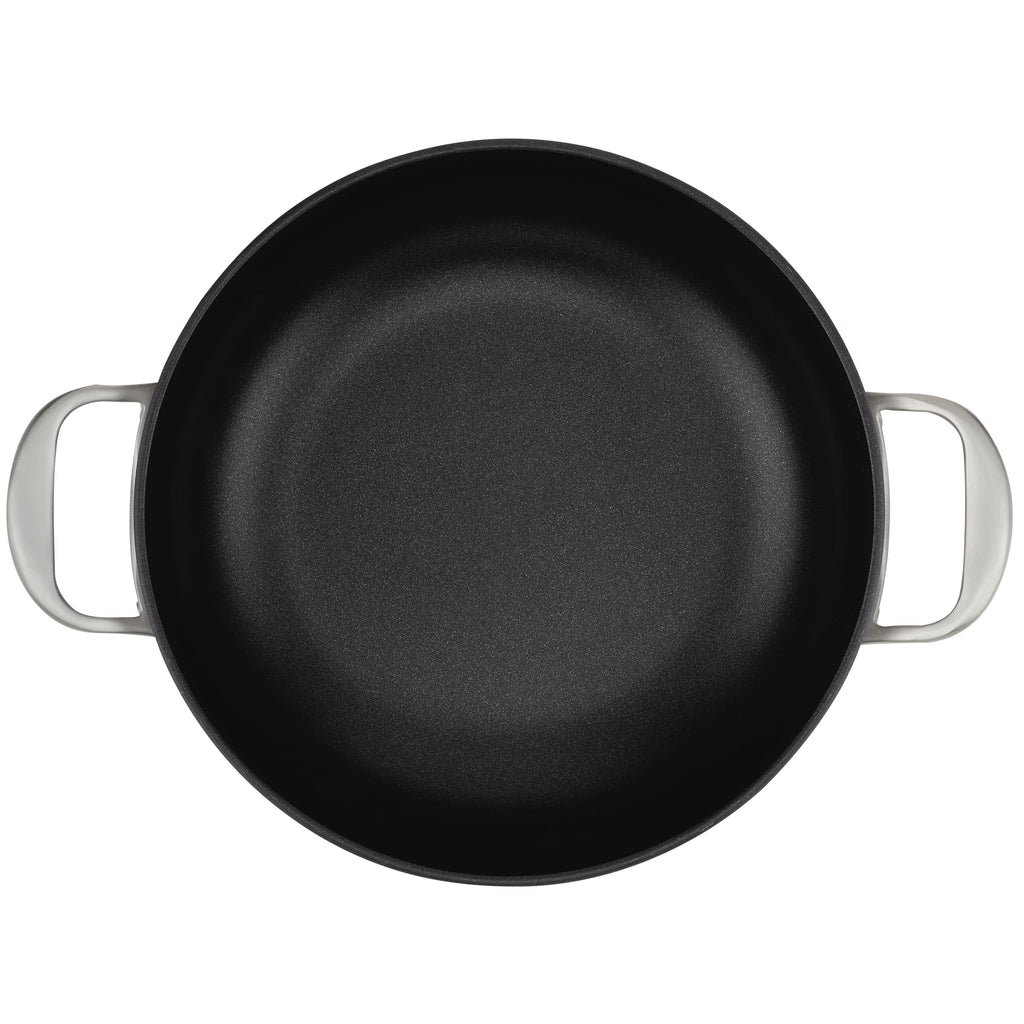 Hard-Anodized Nonstick Dutch Oven with Lid, 5 Quart, Dark Gray Q320