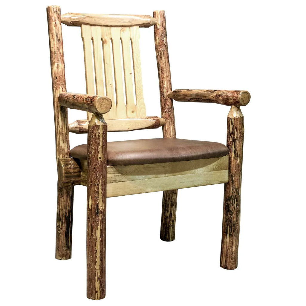 Upholstered Seat Captain's Chair G28936