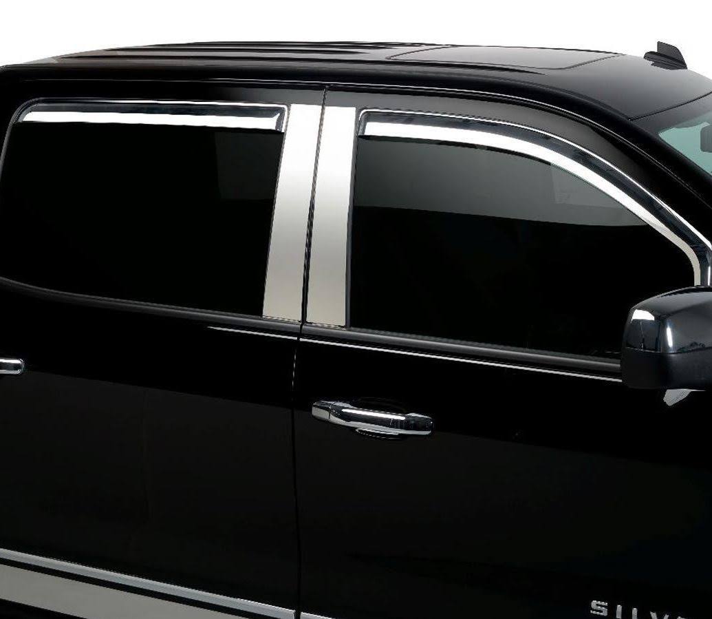 Chrome Window Visor P483