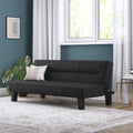 Black Microfiber Futon X11332