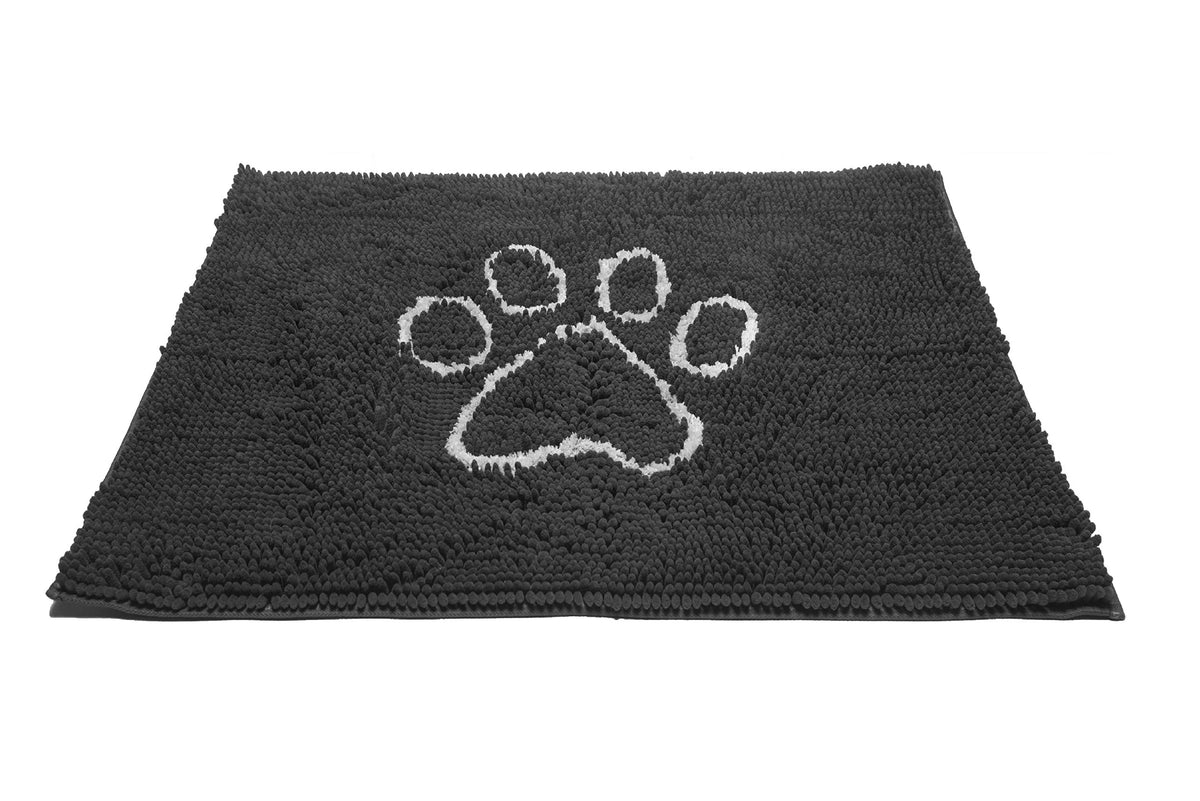 Black Microfiber Doormat 23x16 F998
