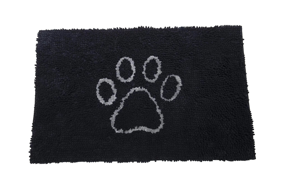 Black Microfiber Doormat 23x16 F998